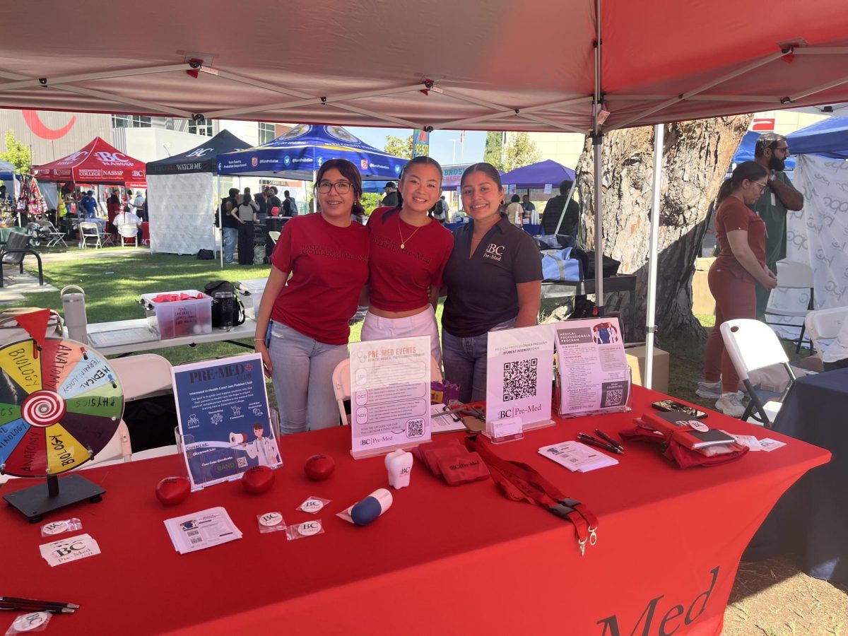 Volunteers of the Pre-Med program here on BC.