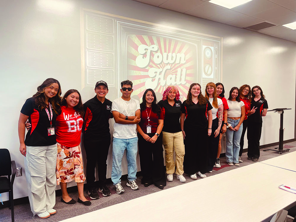 Bakersfield college student government association aka “BCSGA” members at today’s meeting Sept. 3.