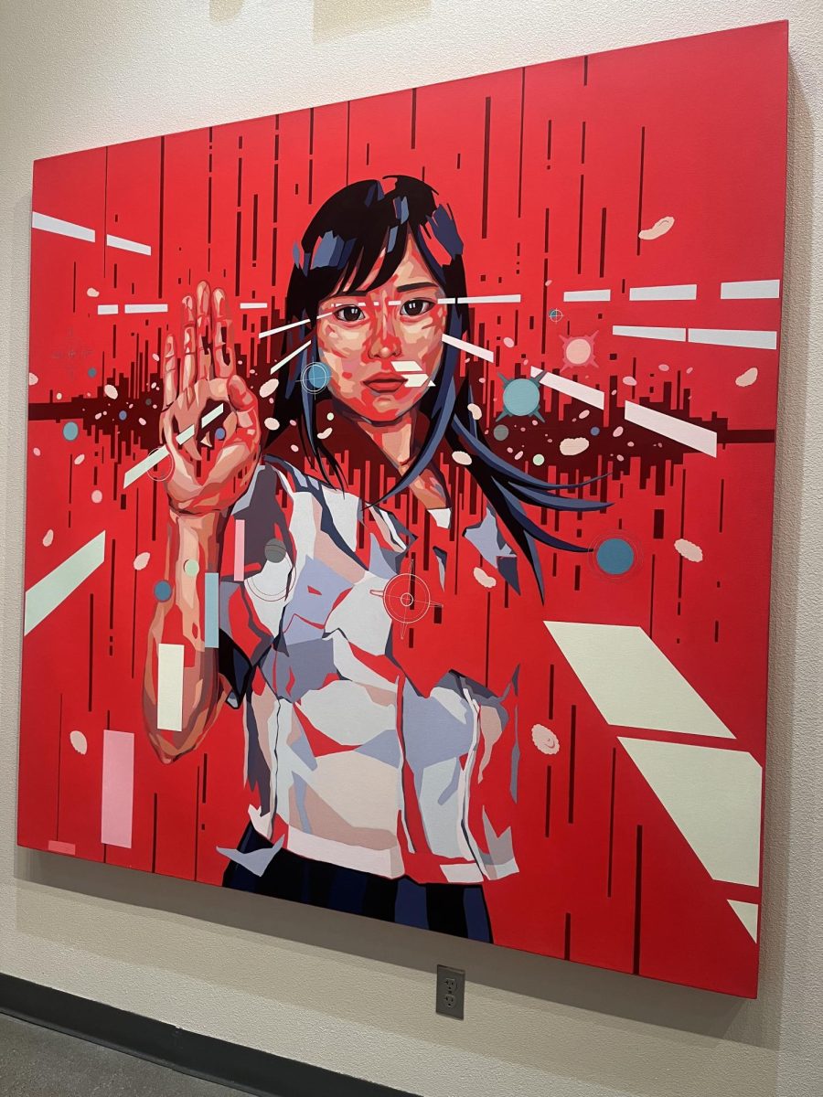 Glover’s most student liked art piece “Tomoko vs Mr. A” (2016).