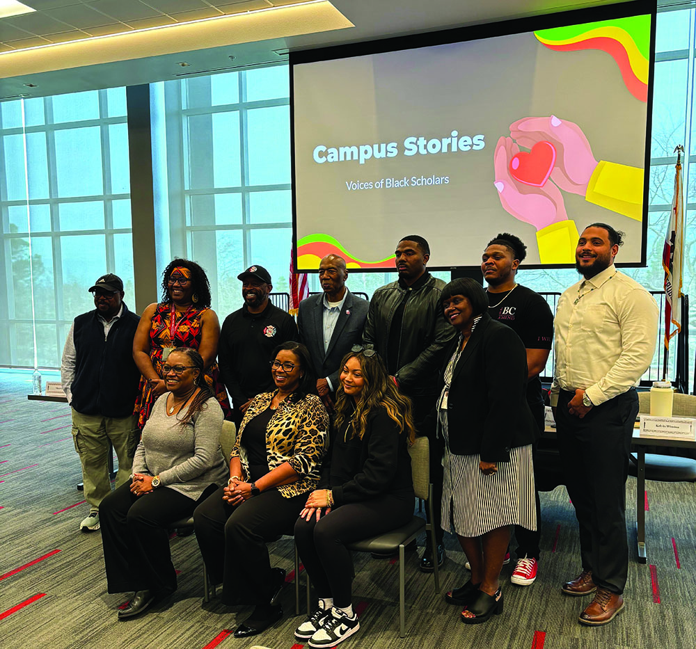 Participant panelist speakers at the Campus Stories event who shared their personal opportunities. 